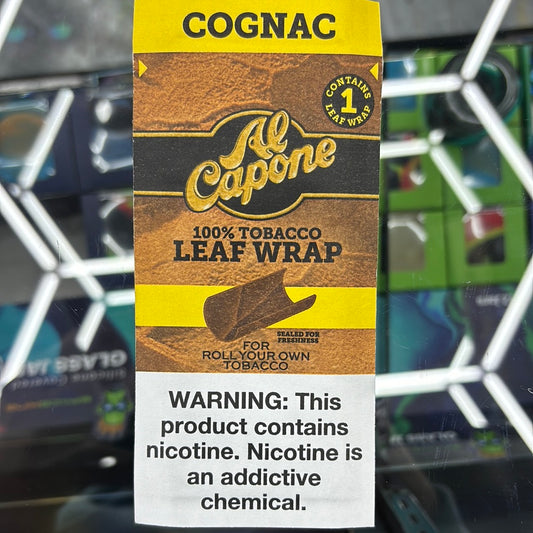 Al Capone cognac leaf wrap