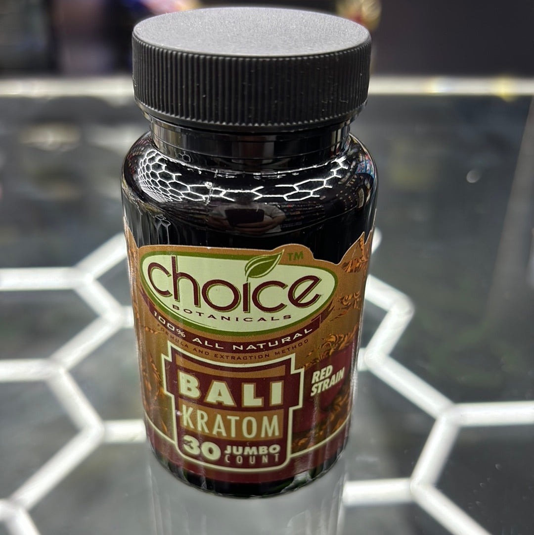 Choice Bali Kratom 30 jumbo count