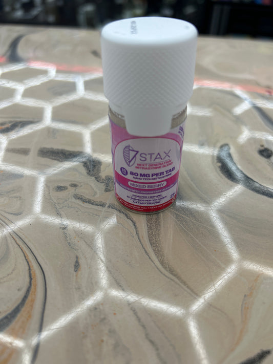 7Stax 15ctx80mg bottle mixed berry 1200mg