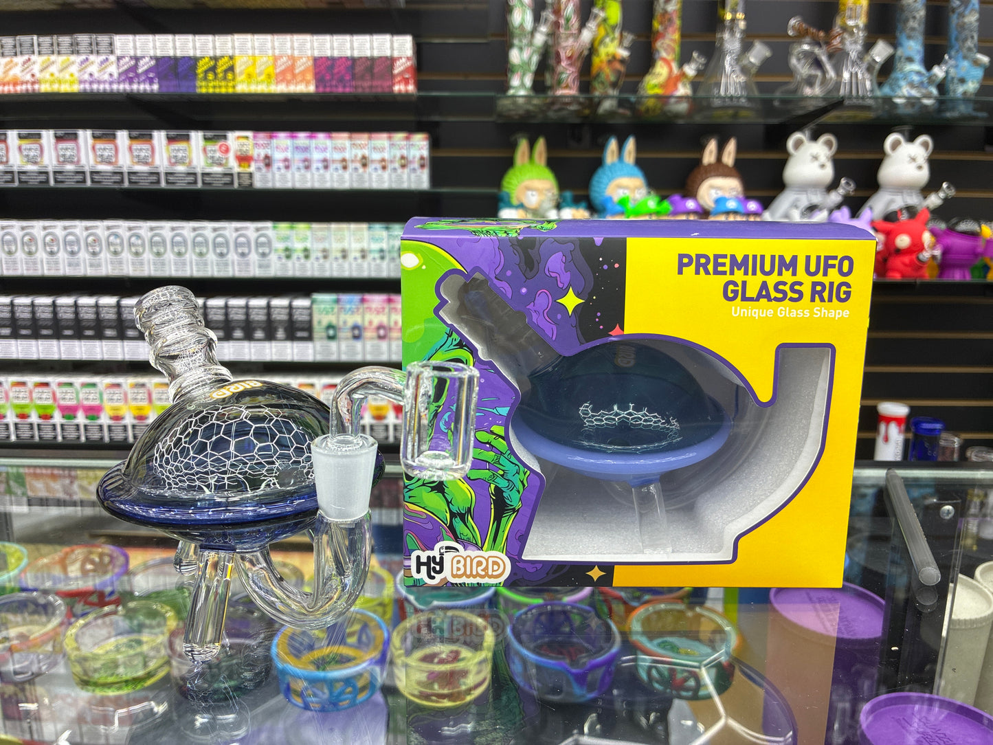 HyBird premium ufo glass rig