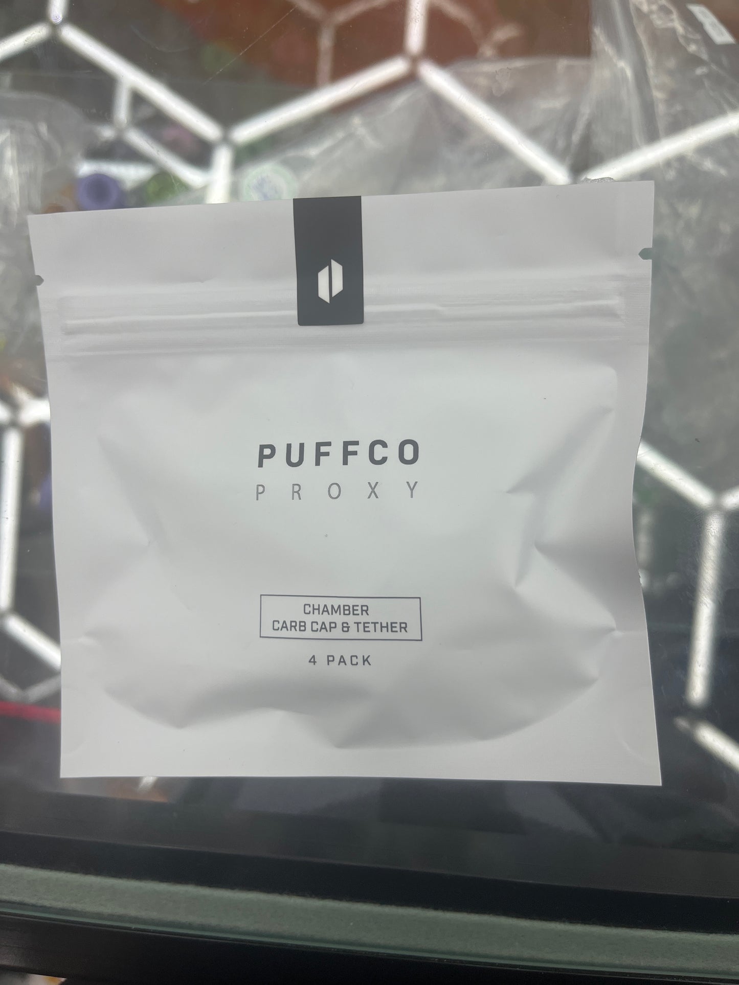 Puffco proxy chamber carb cap & tether 4 pack