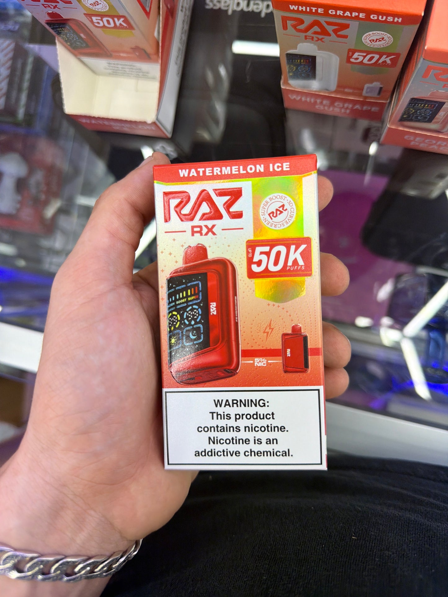 Raz Rx 50k Puffs Watermelon Ice