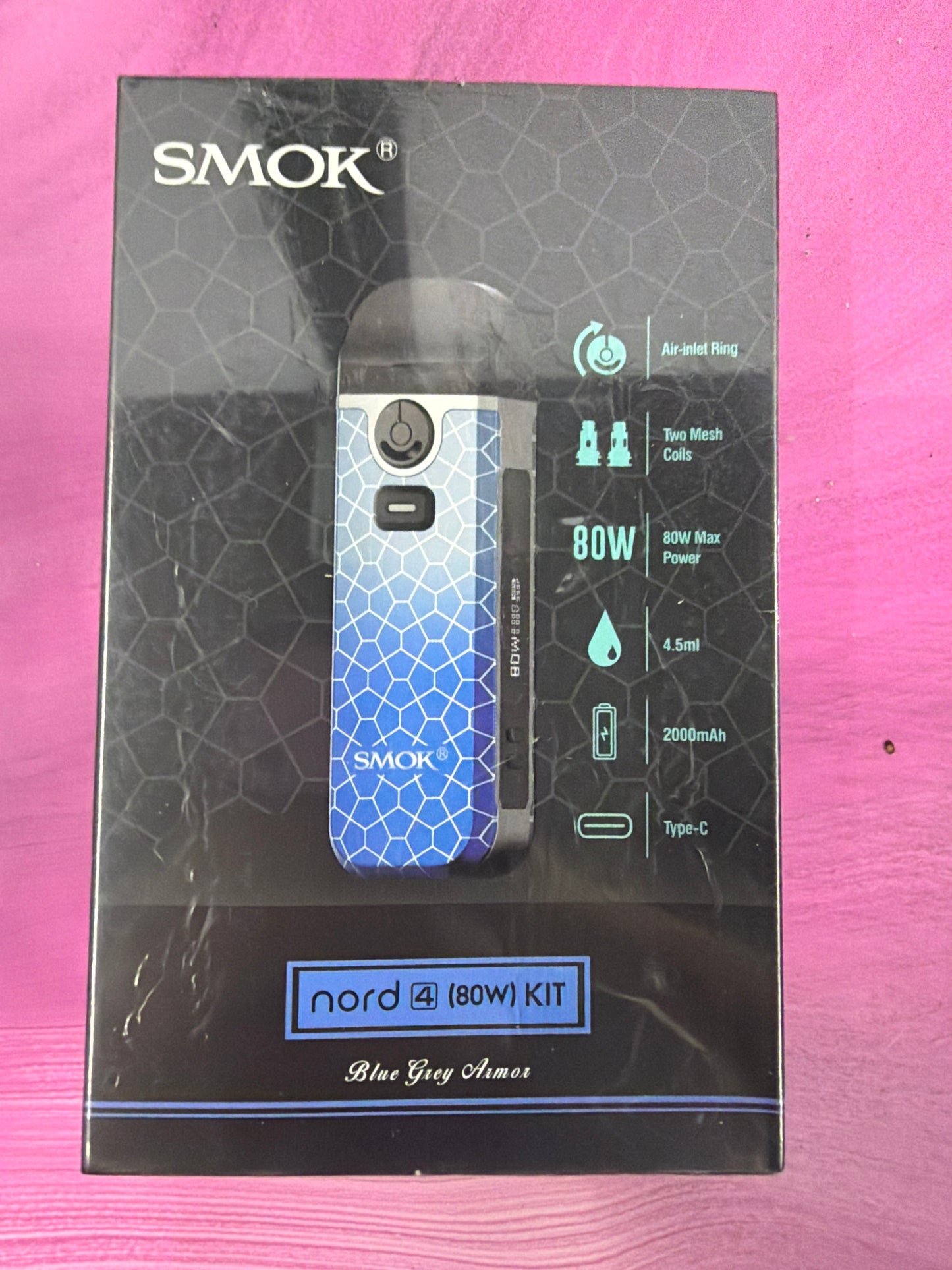 Smok Nord 4 (80W) Kit Blue Gray Armor