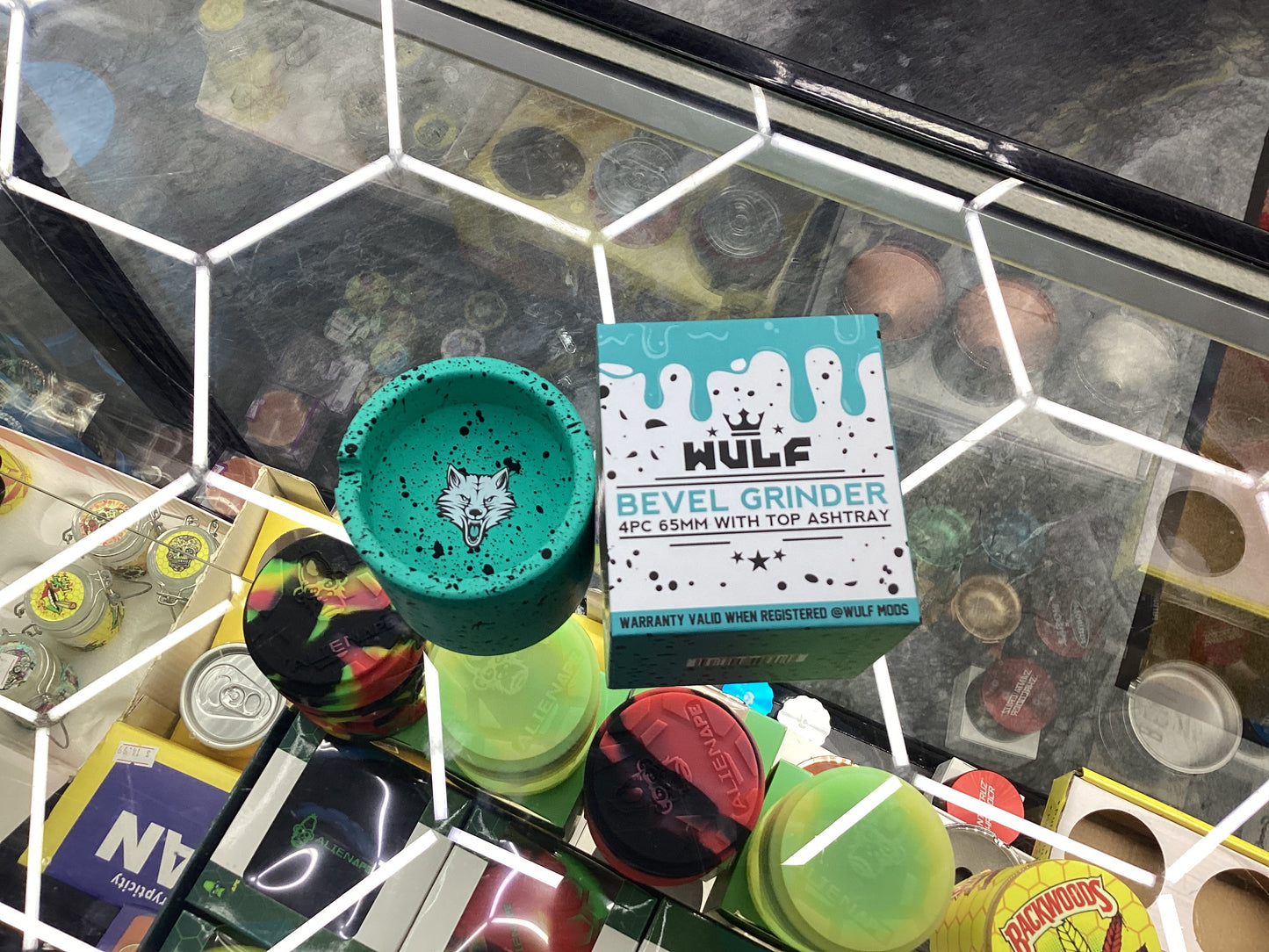 Wulf bevel grinder with top ashtray