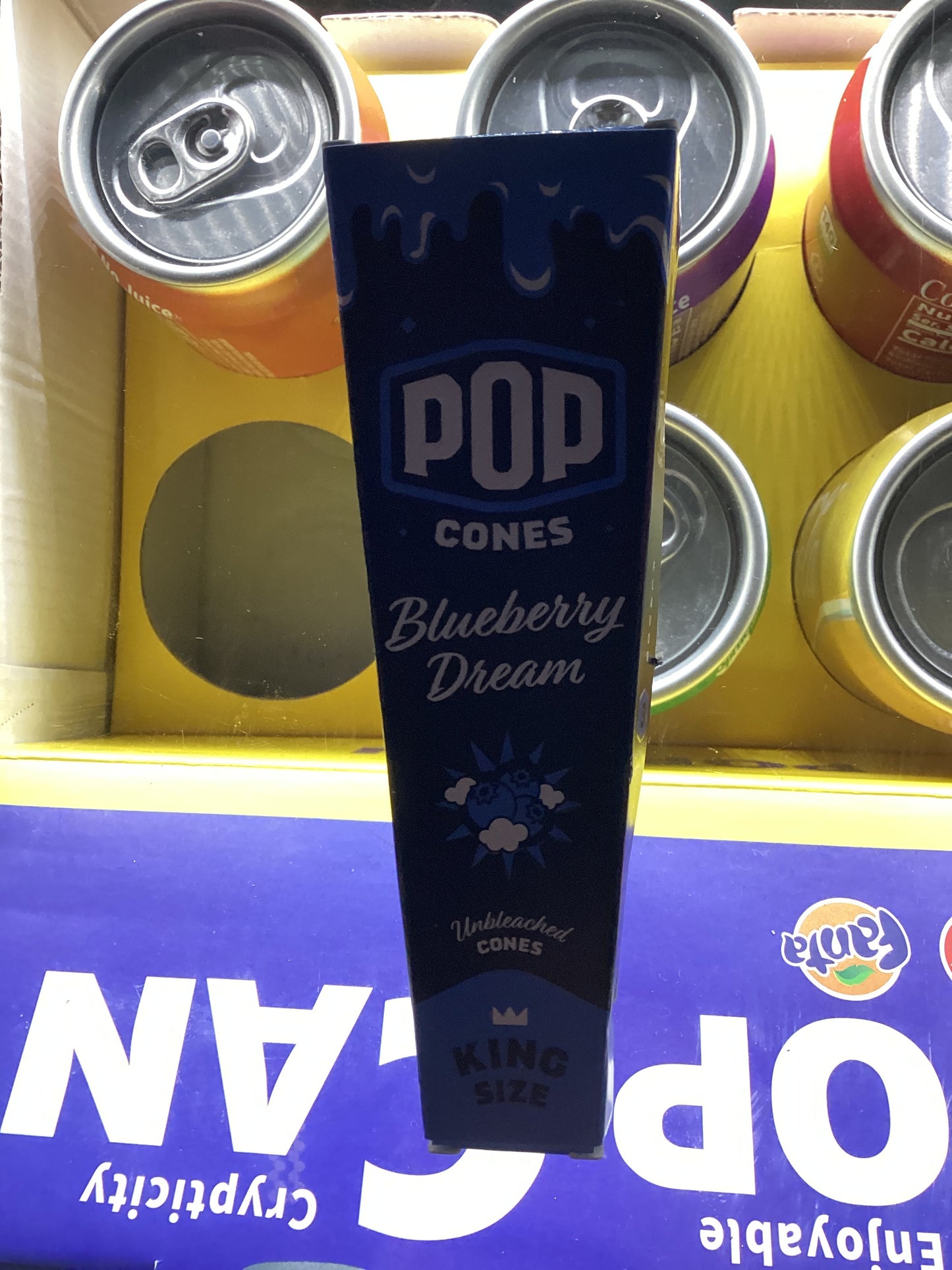 Pop cones blueberry dream  3 pack king sized cones