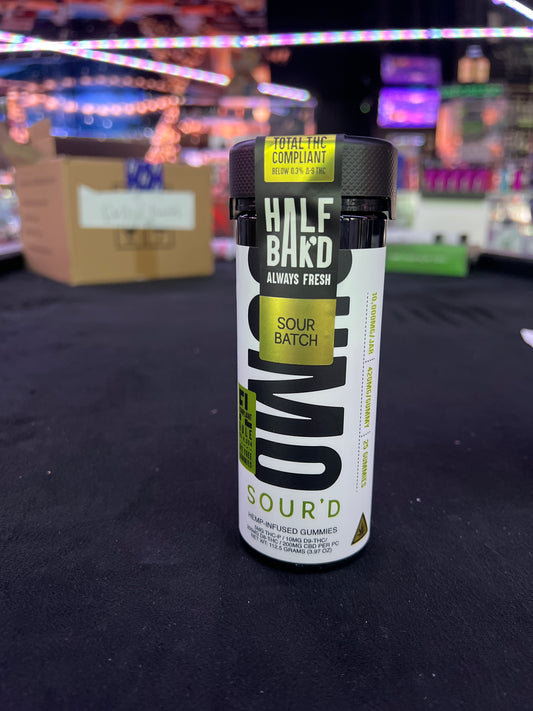 Half baked THCP sourd sumo gummy 10000mg 25ct jar sour batch