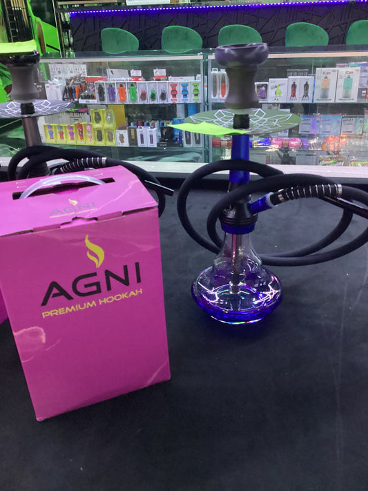 Agni hookah little man-blue