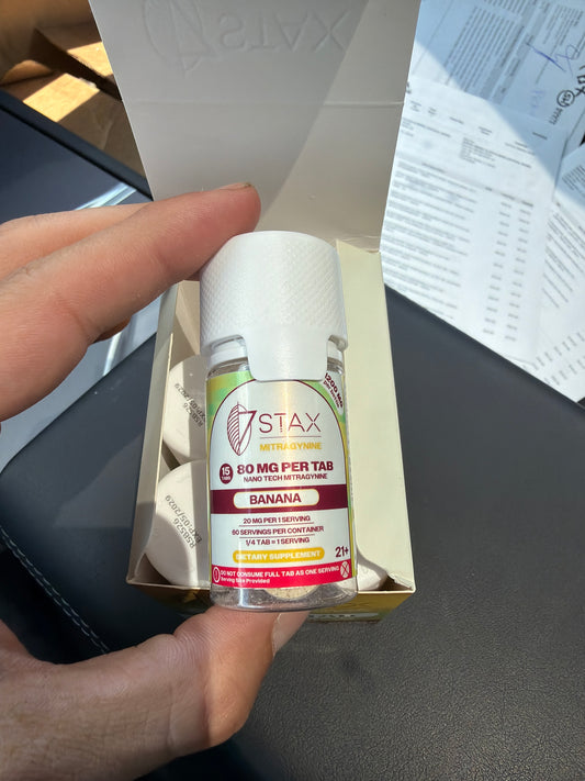 7Stax 15ctx80mg bottle bannana 1200mg
