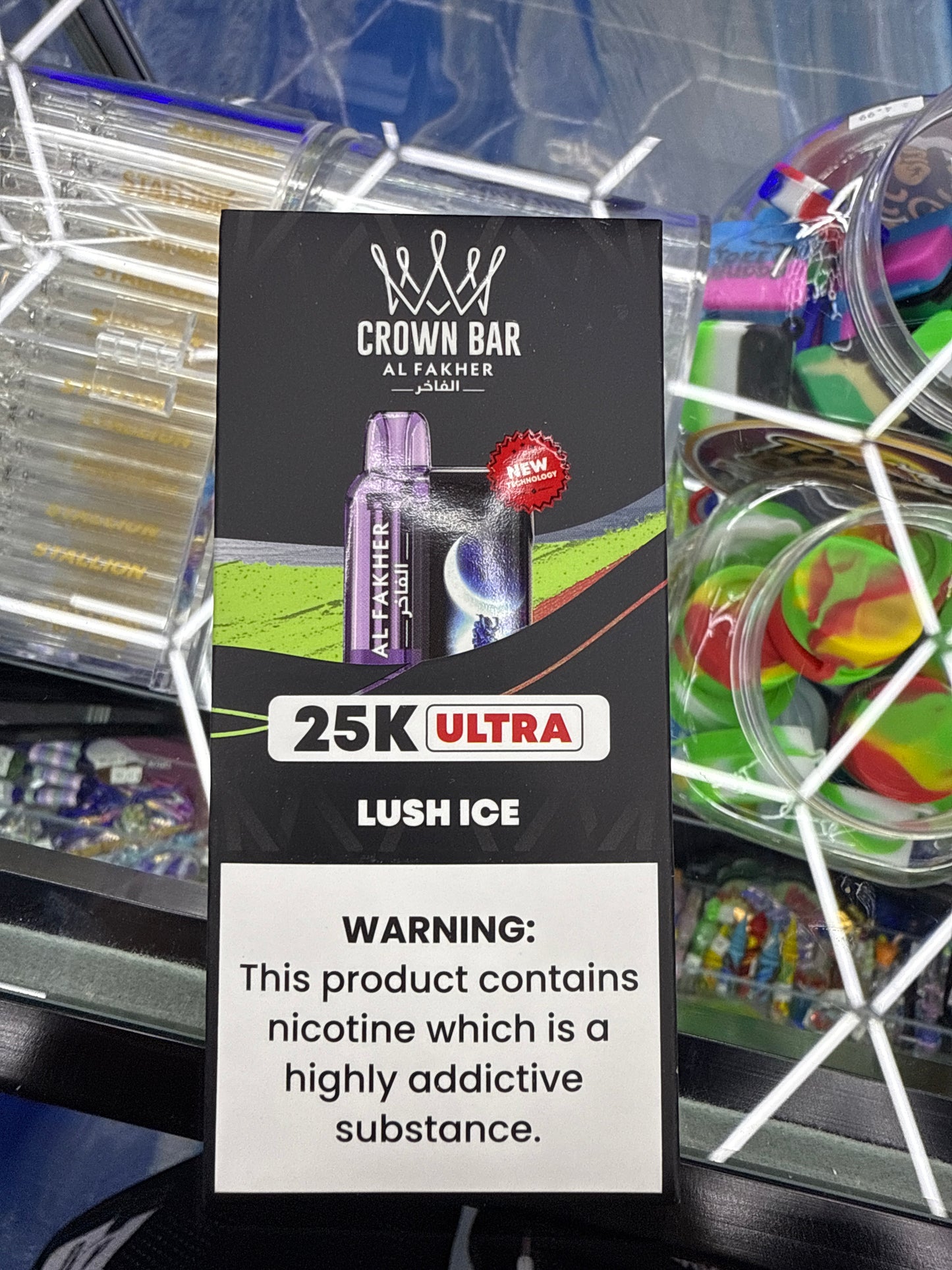 Al fakher crown bar 25k lush ice