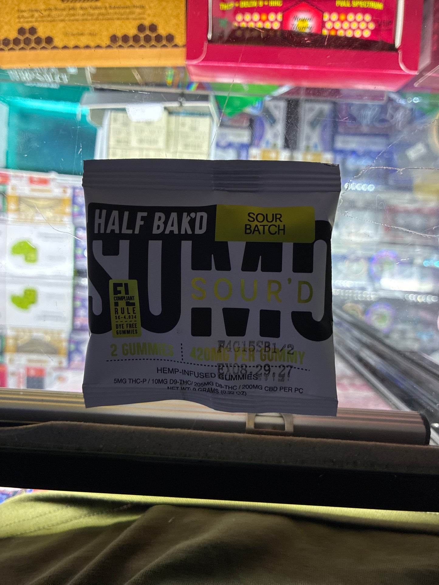 Half bakd sumo sour’d, sour batch 420mg