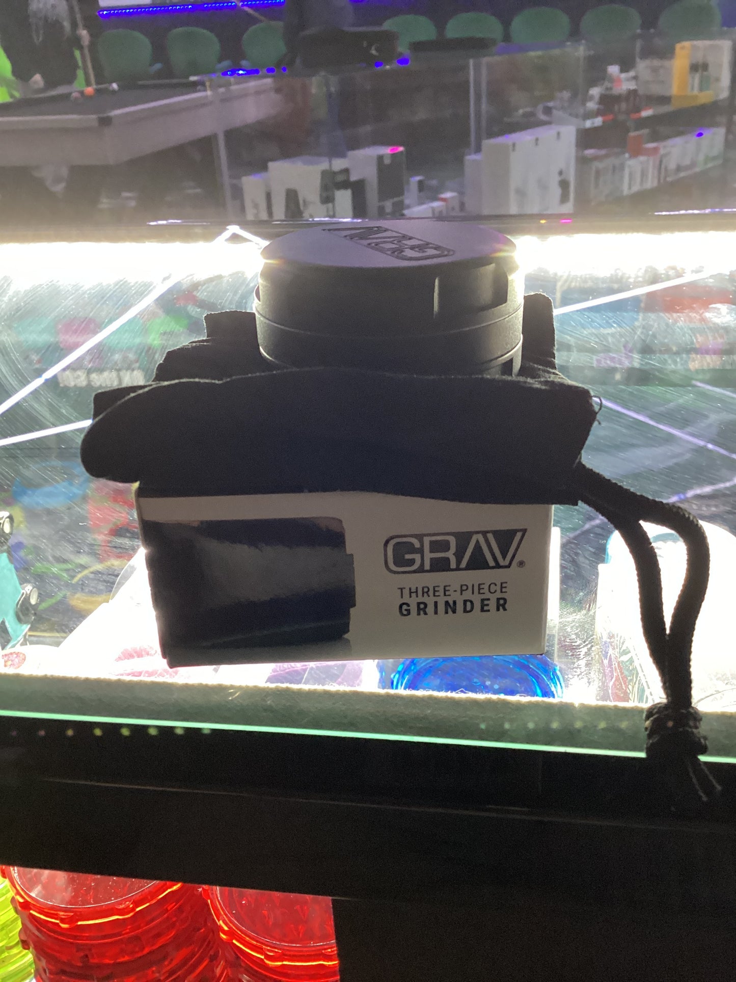 Grav three piece grinder black