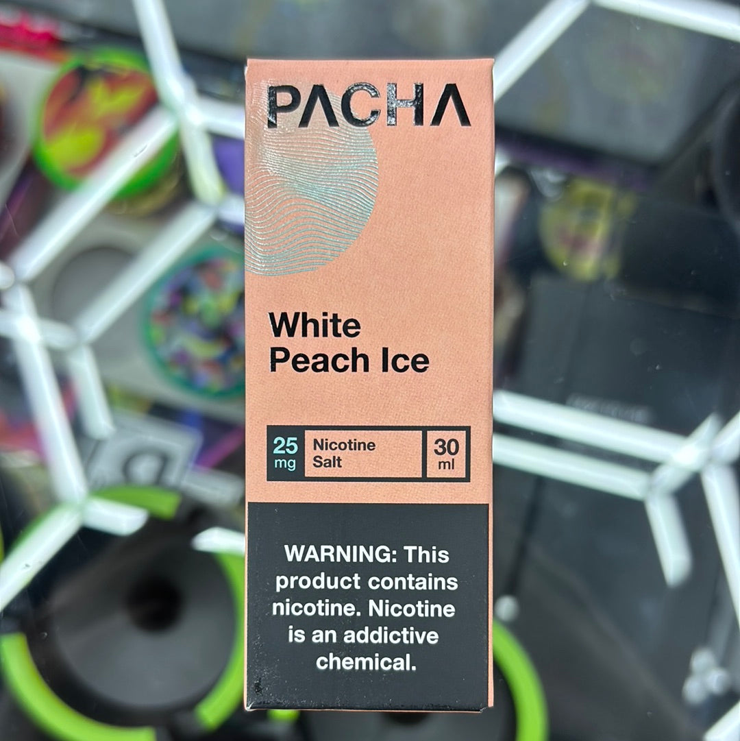 Pacha white peach ice 25M salt mix