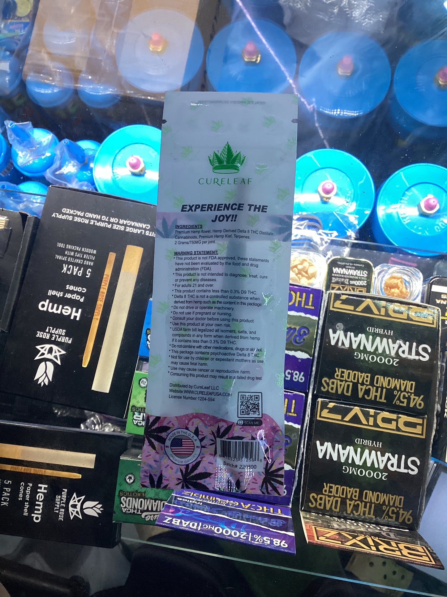 Cureleaf 2g pre roll ice cream cake indica