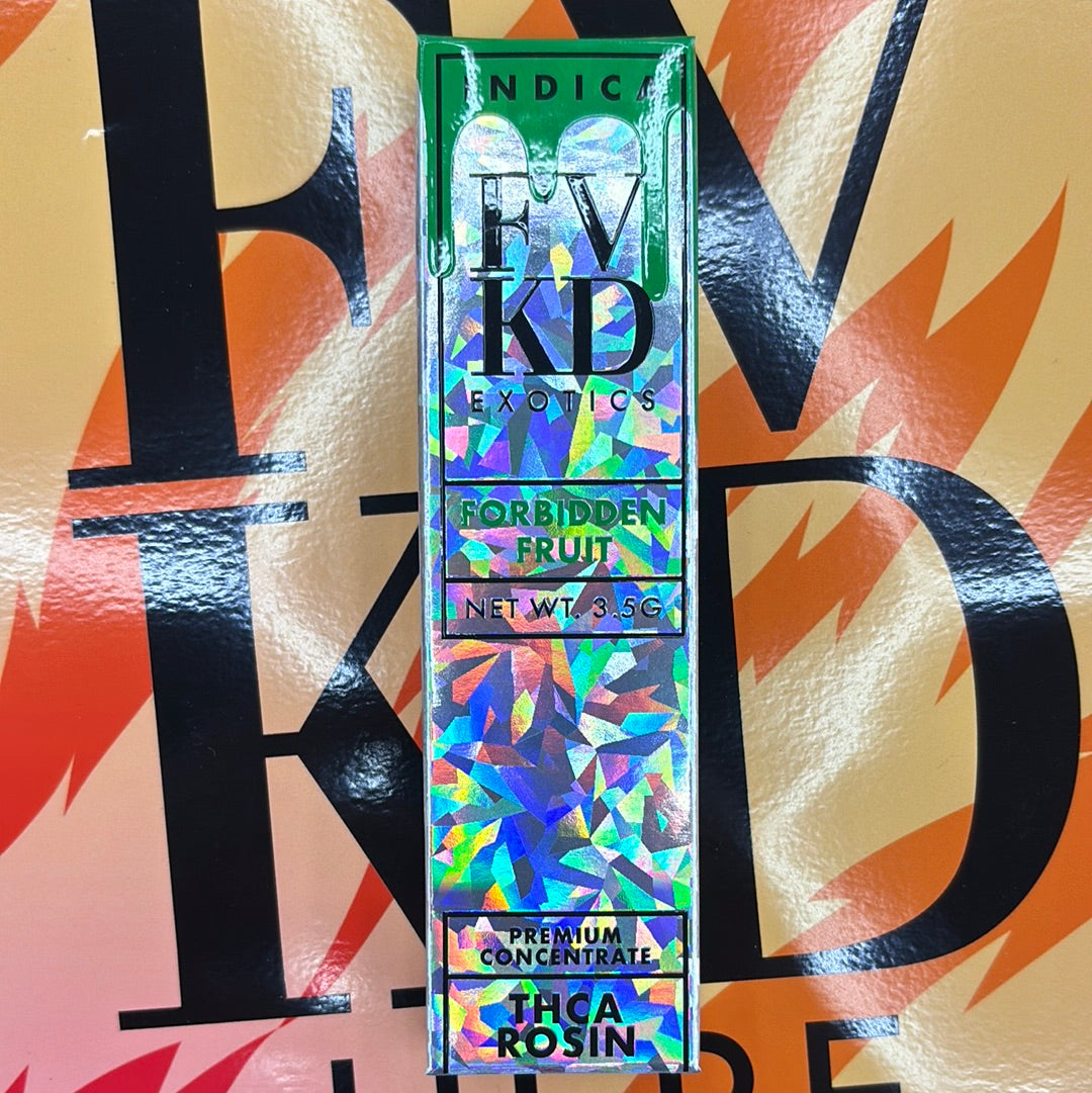Fvkd exotics forbidden fruit, 3.5G Indica THCA rosin