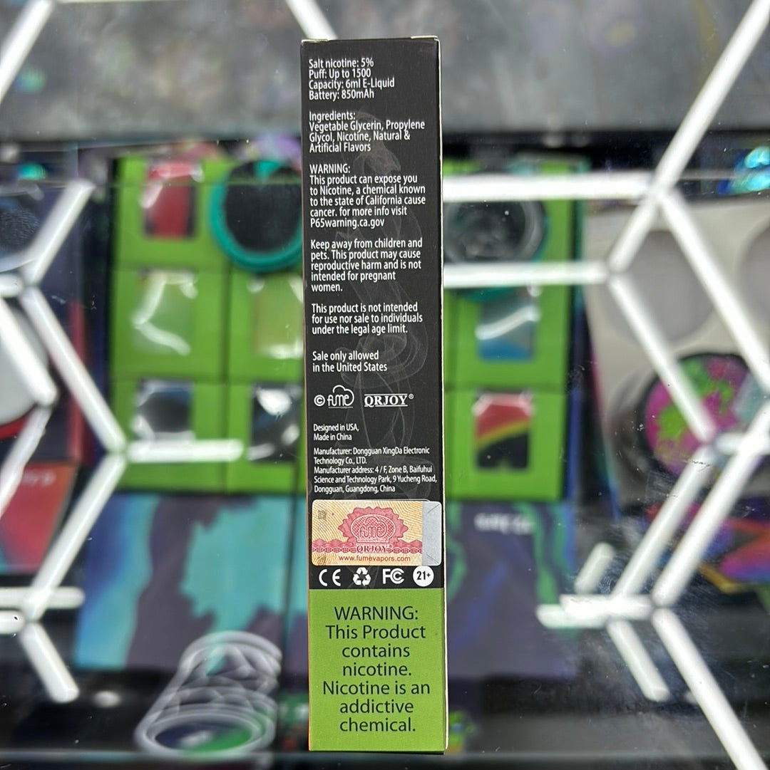 Fume extra tangerine ice disposable