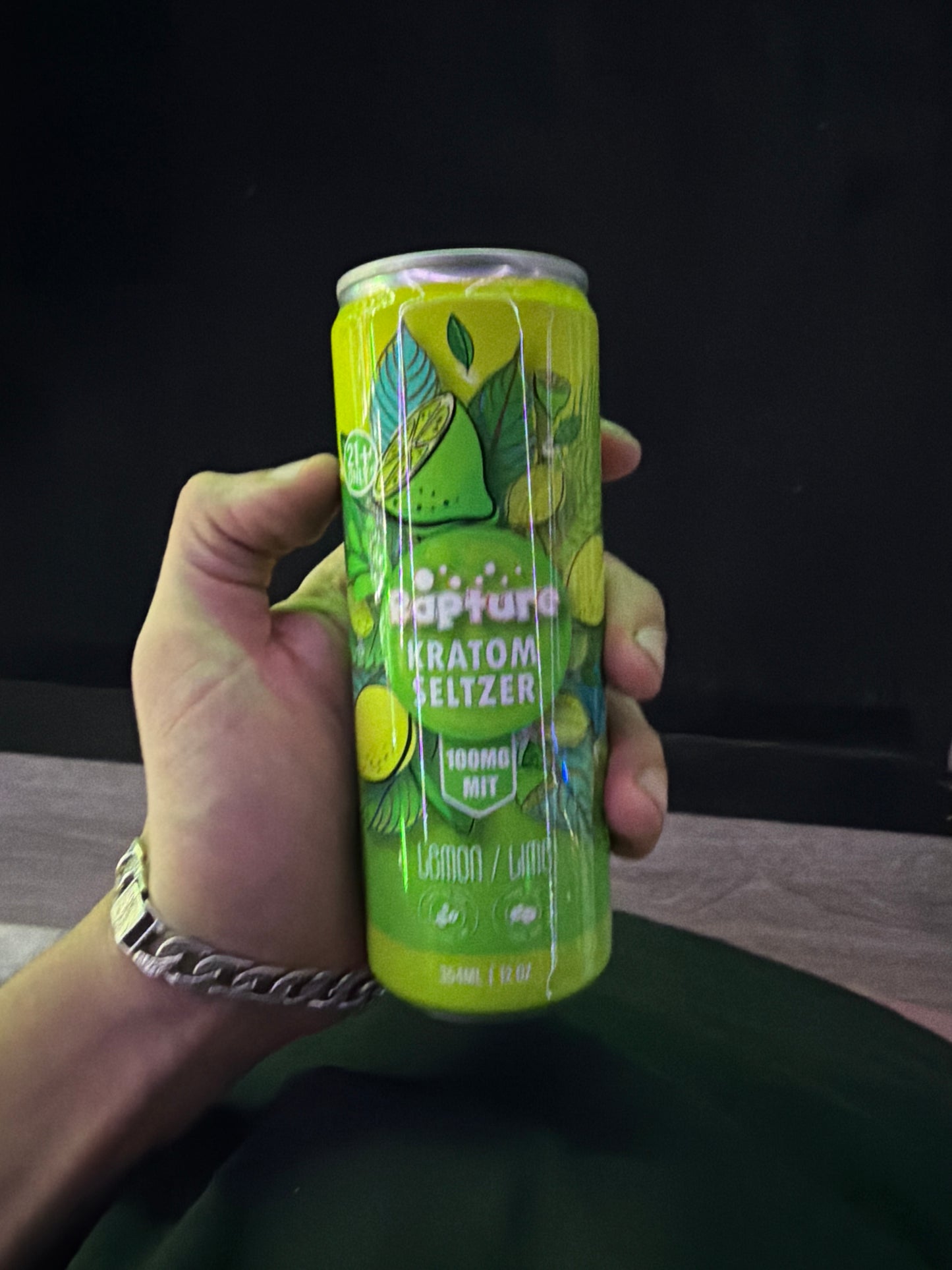 Rapture Kratom Seltzer 100mit lemon lime