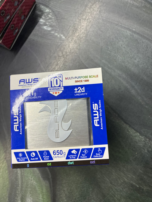 Aws multi purpose scale 650gx.1g gray