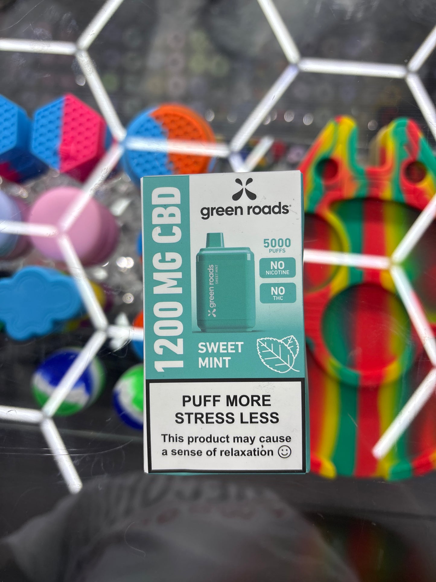 Green roads, 1200 MGCBD sweet mint vape