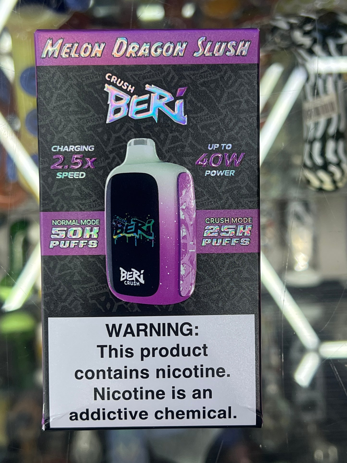 Crush beri melon dragon slush 50k puffs