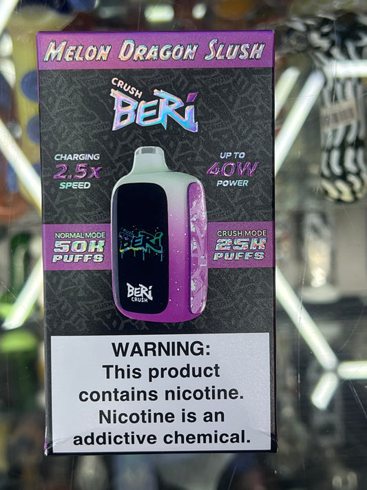 Crush beri melon dragon slush 50k puffs