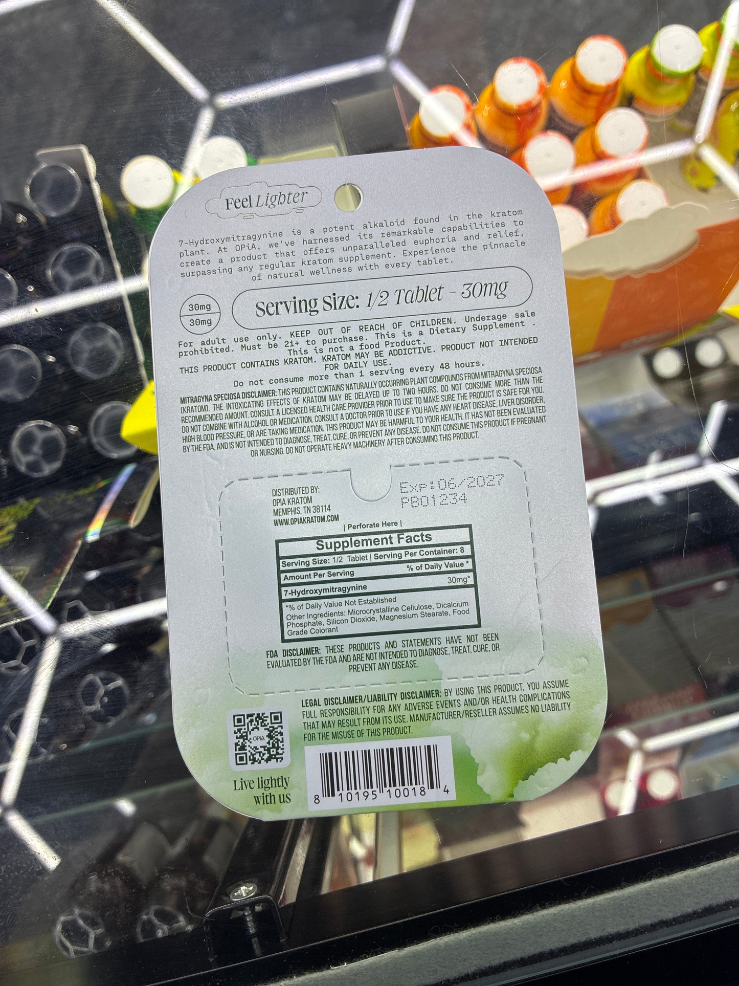 Opia 4 pack high potency 60mg blueberry watermelon 4 pack