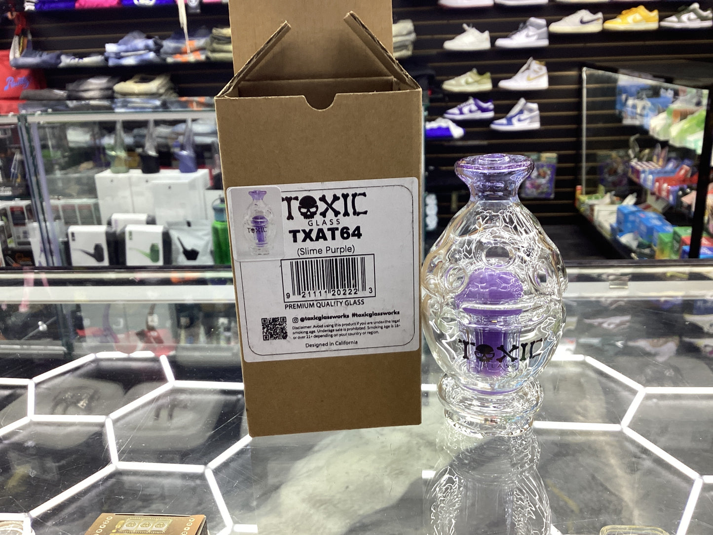 Toxic glass (slime purple)