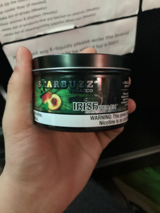 Starbuzz tobacco 100g exotic Irish peach