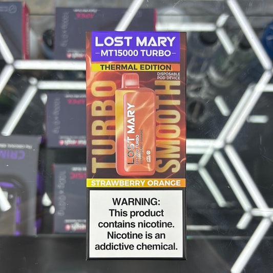 Lost Mary strawberry, orange 15,000 puffs thermal, edition