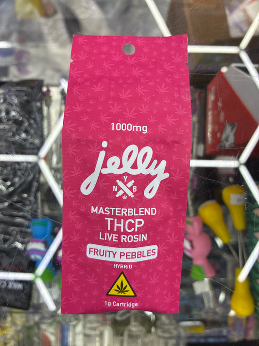 Jelly NYB masterblend 1g cartridge fruity pebbles hybrid