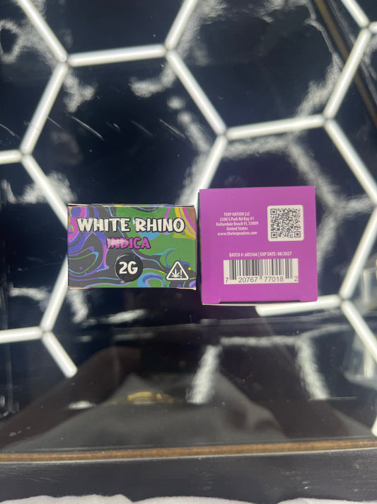 Smak’d thca diamonds 2g white rhino indica