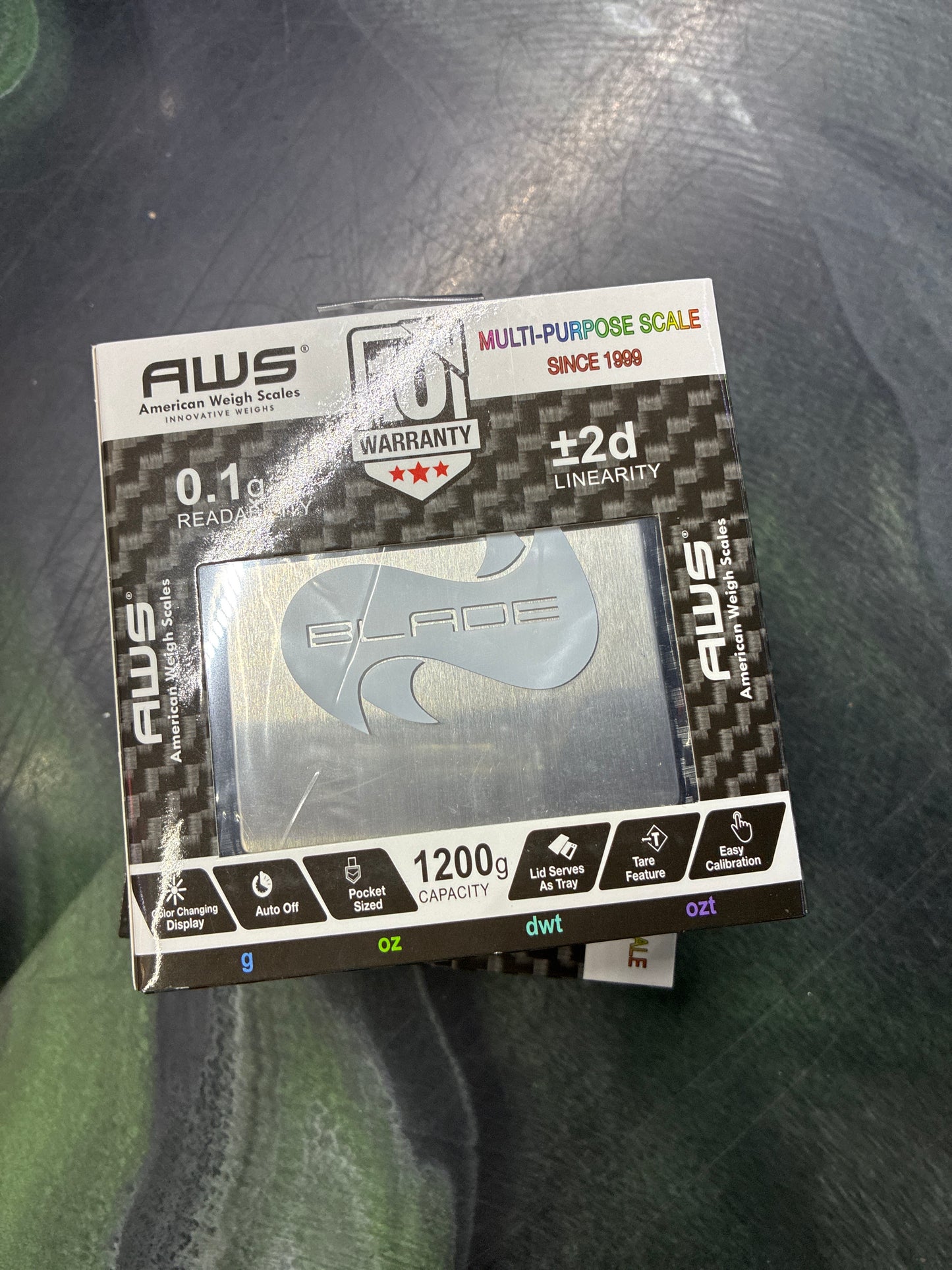 Aws multi purpose scale 1200gx.1g black