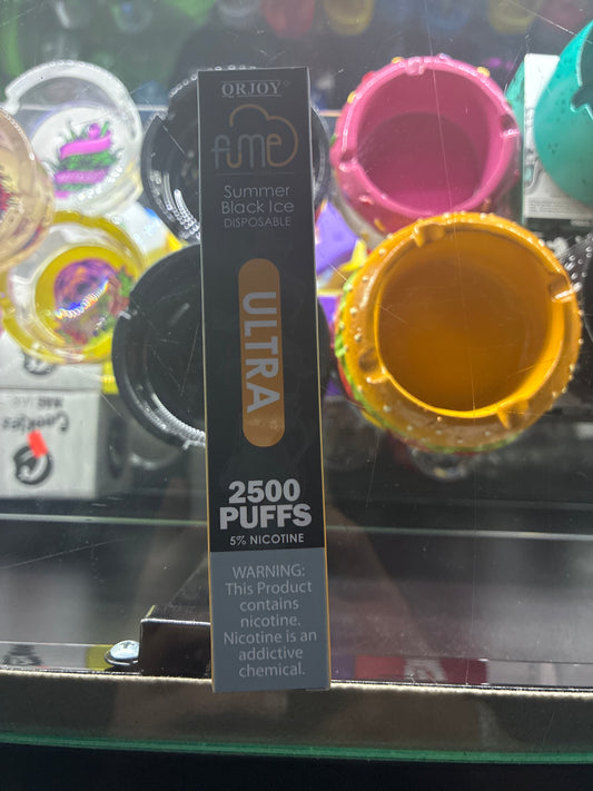 Fume summer black ice ultra 2500 puffs
