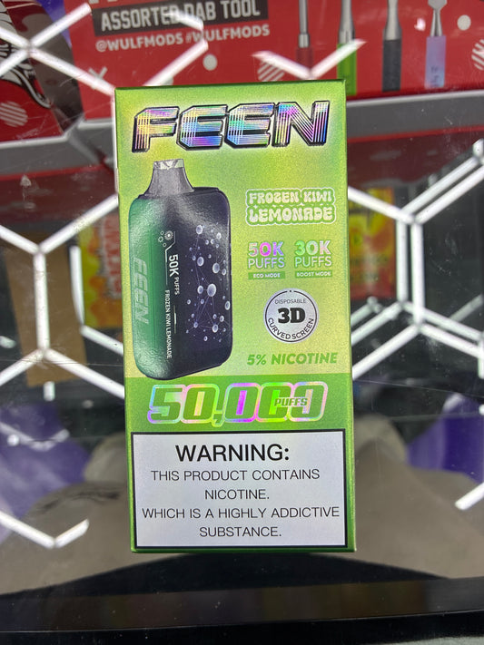 FEEN 50k puffs frozen kiwi lemonade