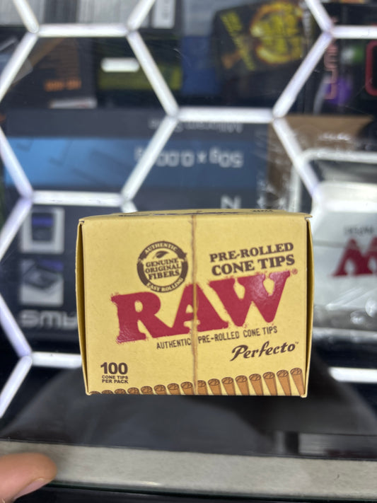 Raw perfecto pre rolled cone tips 100pc