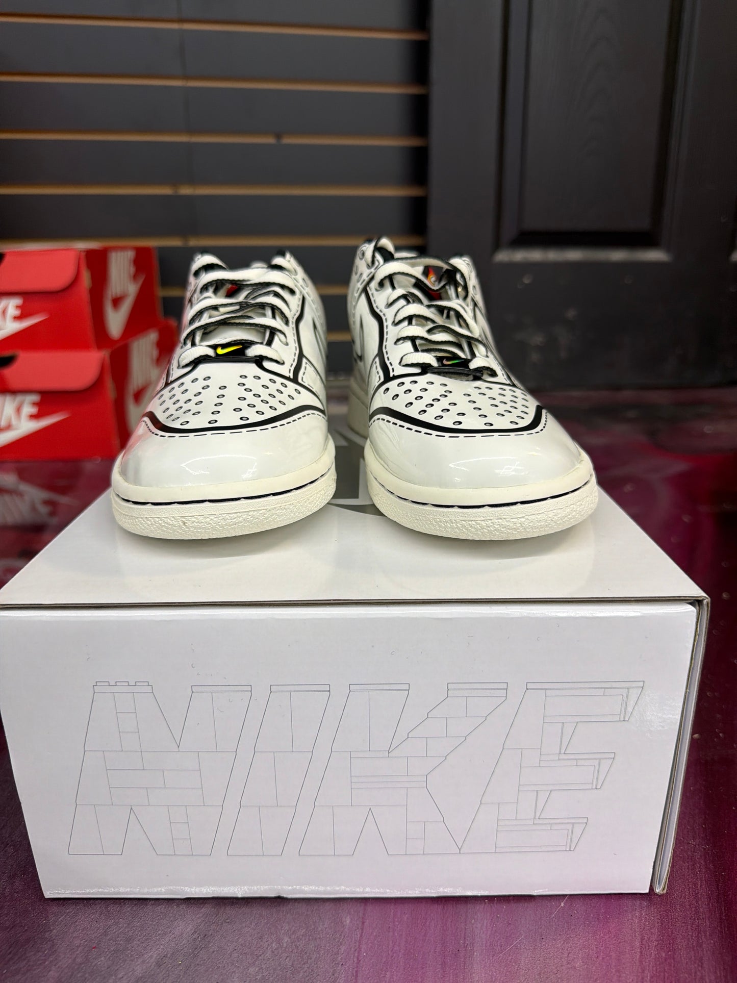 Nike Dunk Low LEGO Sail (GS) Size 5.5y
