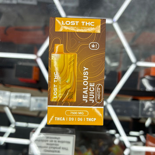 Lost thc jealousy, juice, Indica, 7.5 G