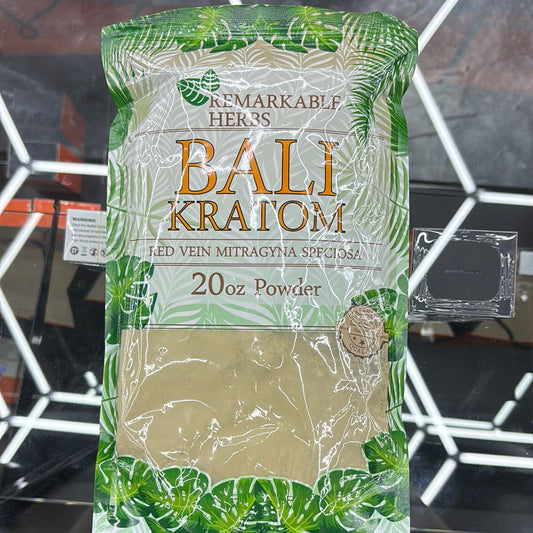Remarkable herbs, bali Kratom , red vein mitragyna speciosa 20oz powder