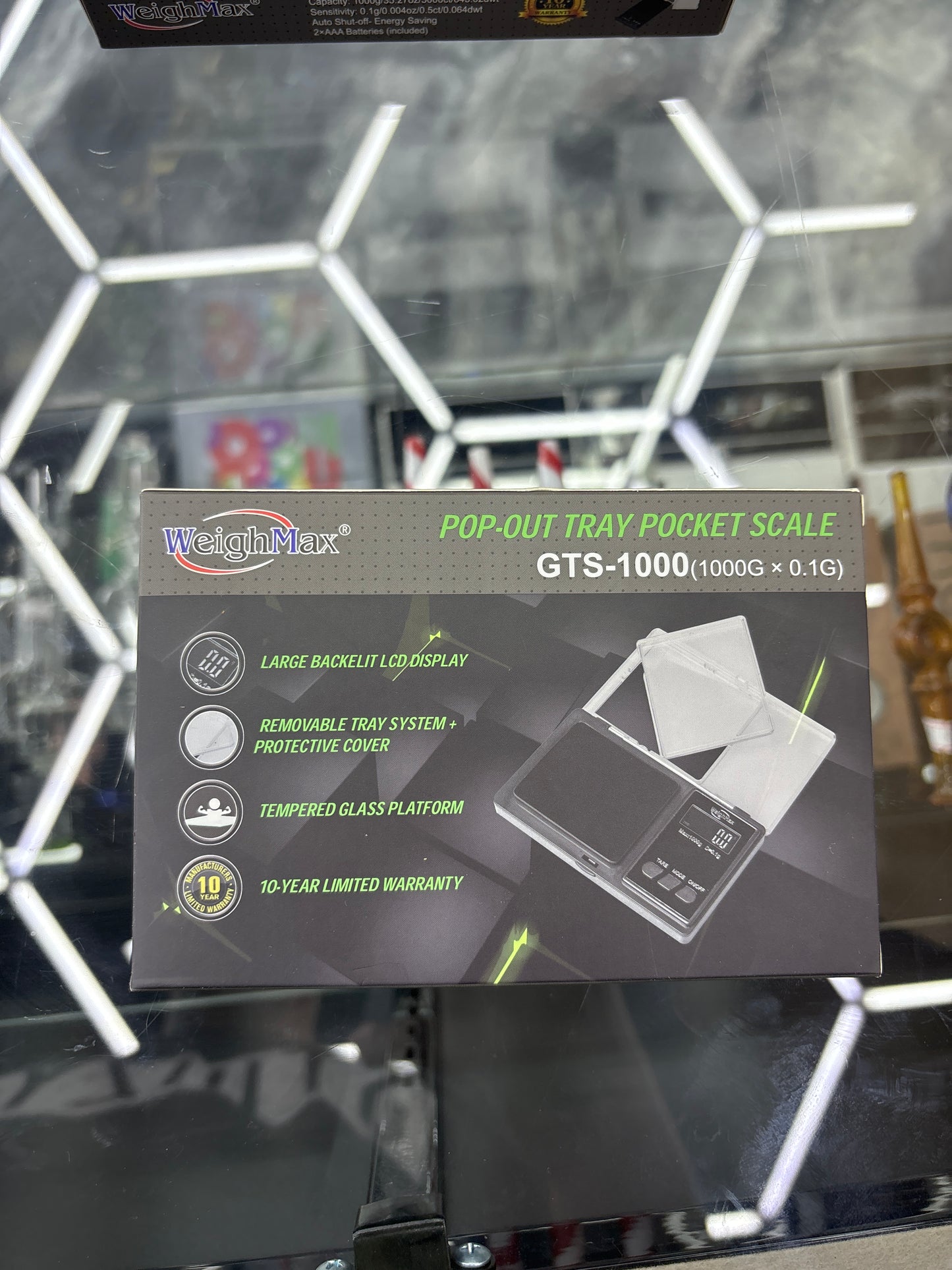 Weighmax pop out tray pocket scale GTf 1000