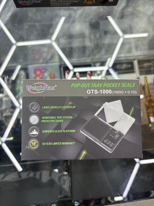 Weighmax pop out tray pocket scale GTf 1000