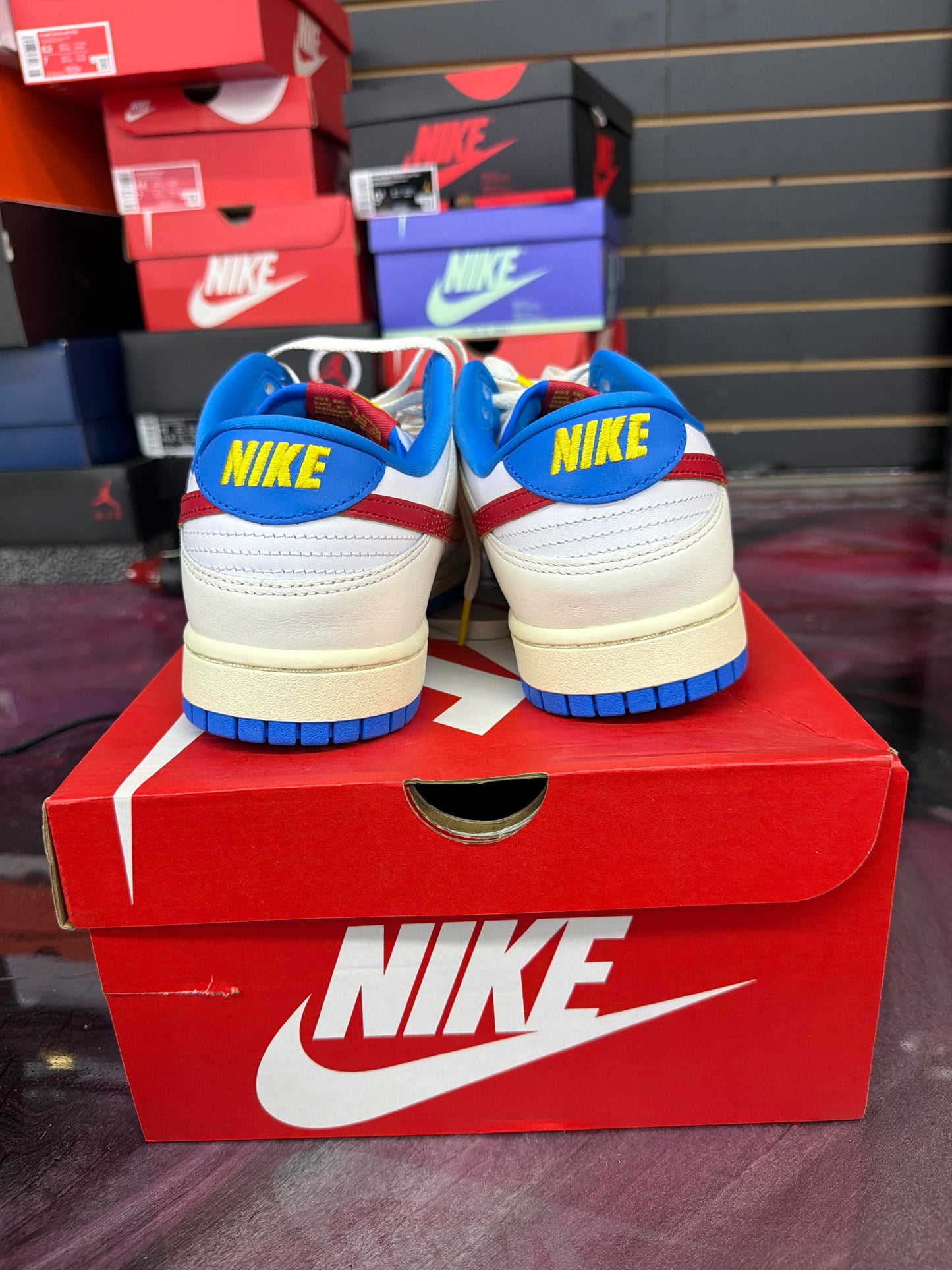 Nike Dunk Low Retro SE Pop Art Sail Photo Blue Size 11