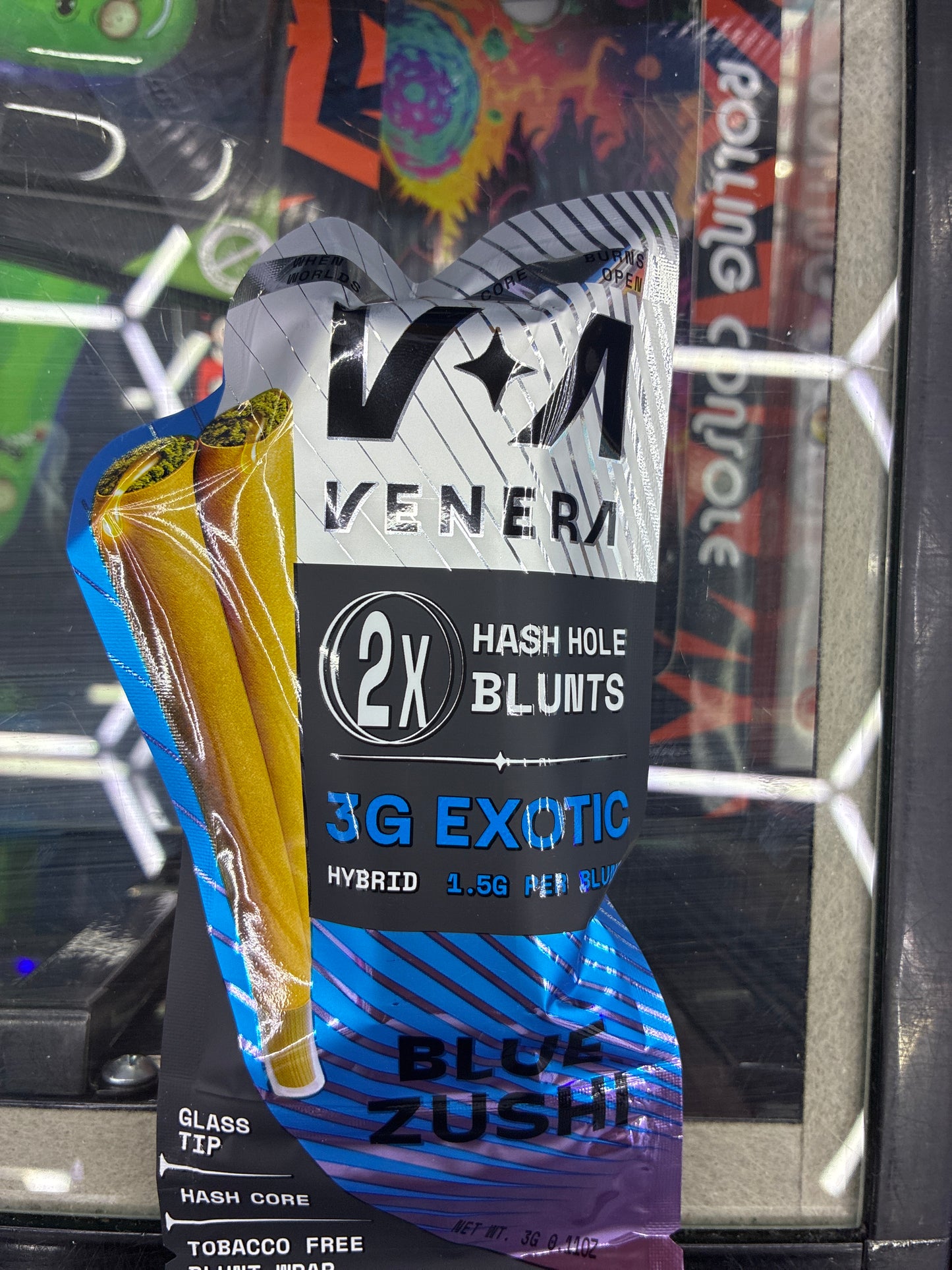 Venera 2x hash hole 3g exotic blue zushi hybrid