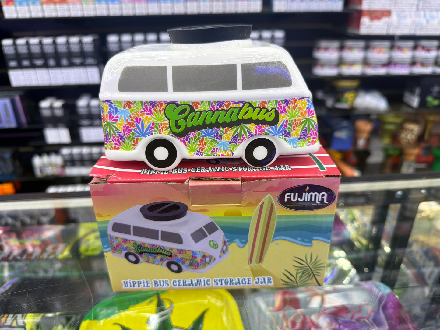 Fujima hippie bus storage jar