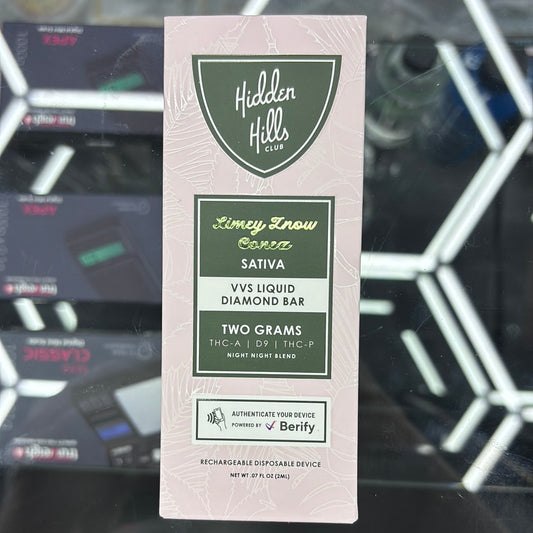 Hidden Hills club limey, snowcones, sativa 2G