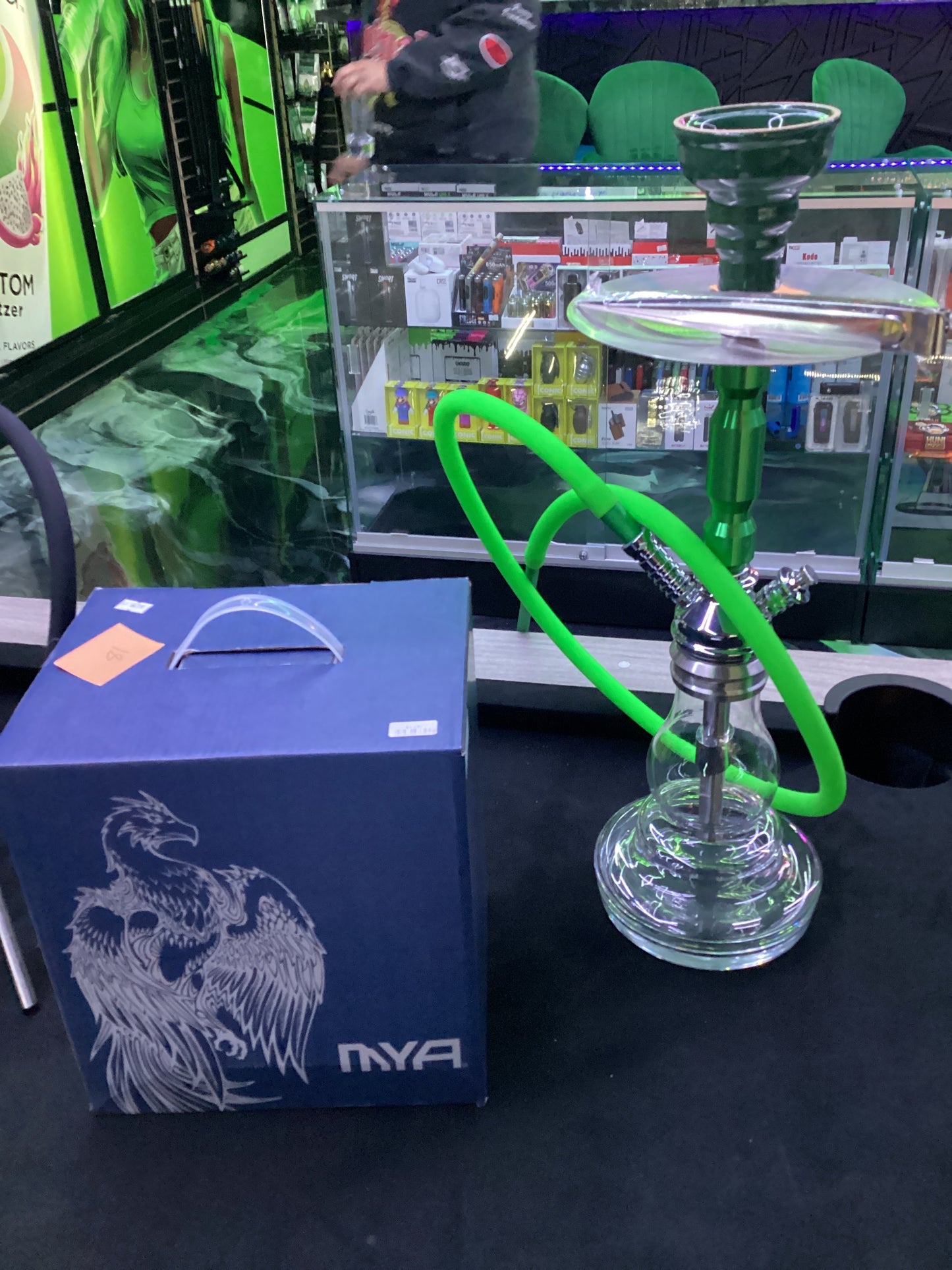 Mya hookah green