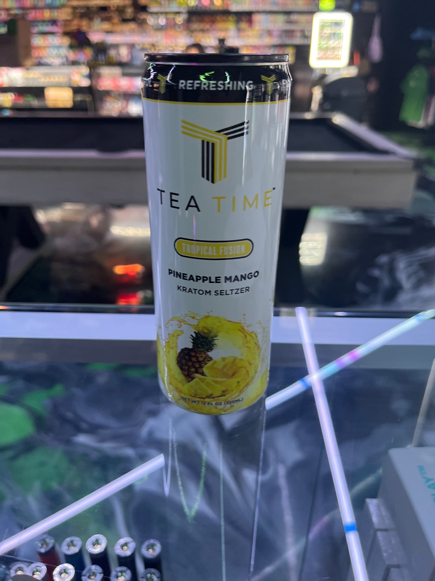 Tea time kratom seltzer tropical fusion