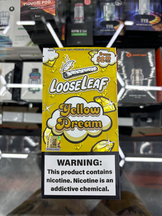 Looseleaf yellow dream 2pk