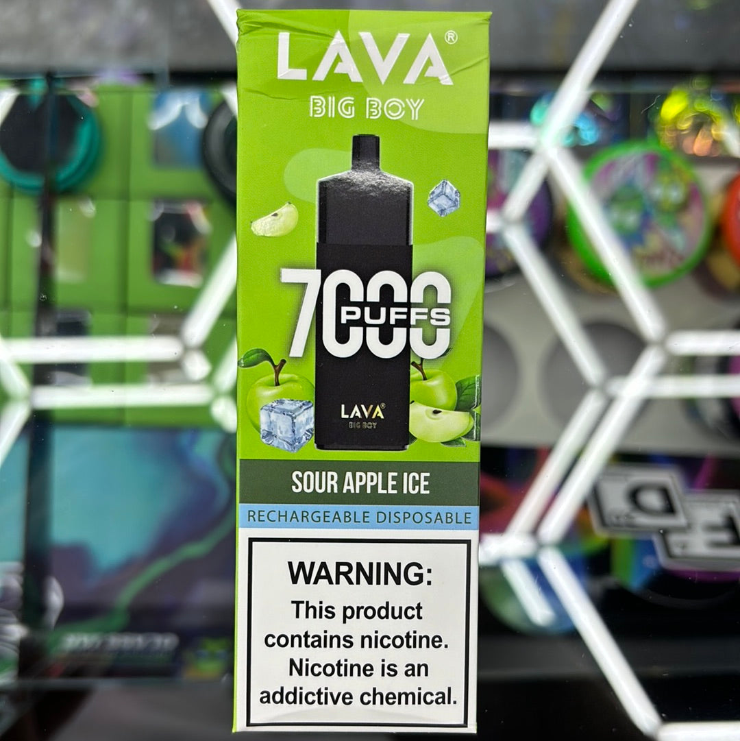 Lava 7000 puffs sour apple ice