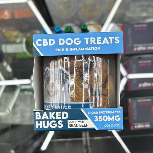Joy, pets, baked hugs paint and elimination CBD dog treats 350 MG
