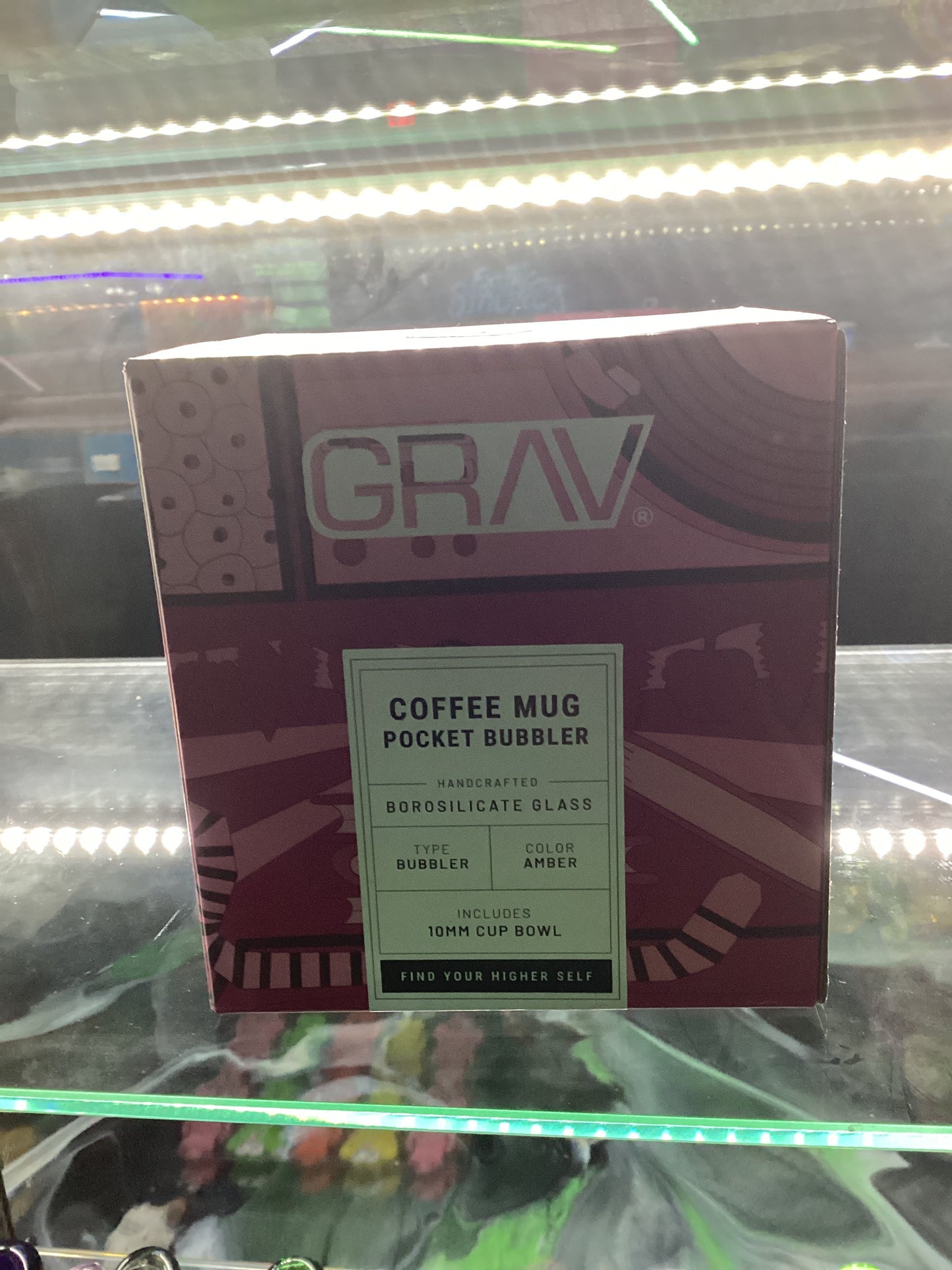 Grav coffee mug amber