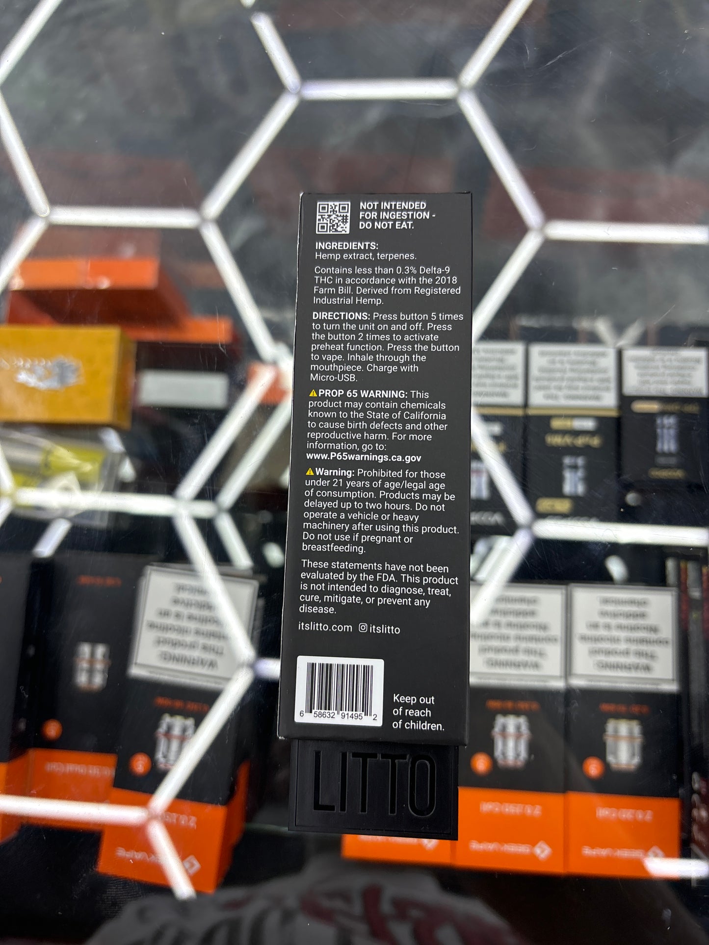 Lotto ktfo thca melon crush indica 2g disposable